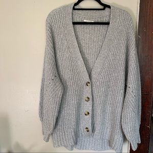 Long Grey Cardigan